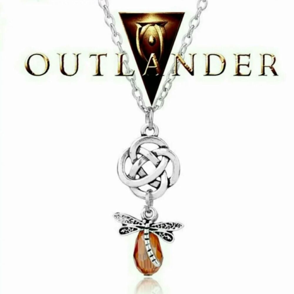 outlander dragonfly hot cute charm necklcace